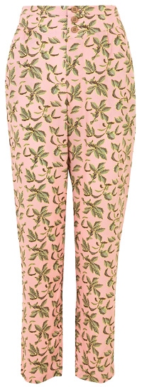 Marks & Spencer palm print tapered trousers