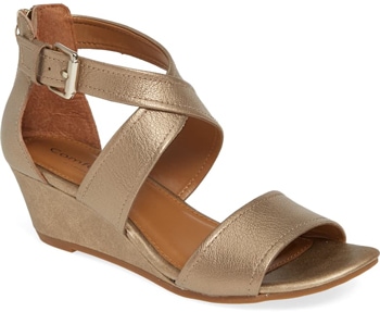 Shoes for wide feet - Comfortiva 'Rabea' wedge sandal | 40plusstyle.com
