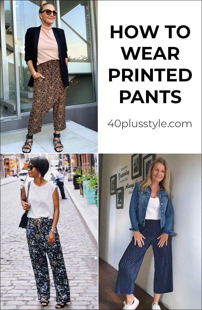 7 Street Style Ways to Wear Printed Pants This Fall 