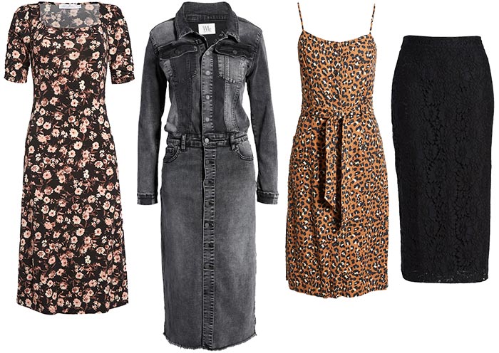 dresses and skirts for the rock style personality | 40plusstyle.com