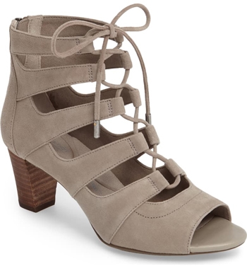 Comfortable heels - Rockport Cobb Hill 'Audrina Ghillie' sandal | 40plusstyle.com
