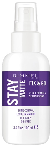 Rimmel Stay Matte Fix & Go 2-in-1 Primer & Setting Spray | 40plusstyle.com