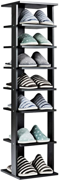 Tangkula 7-tier Shoe Rack Free Standing Shelving Storage Organizer