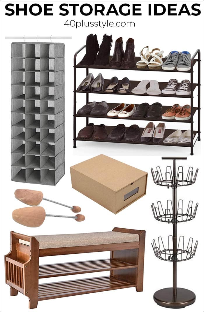 Shoe storage ideas: How to store shoes and get organized | 40plusstyle.com