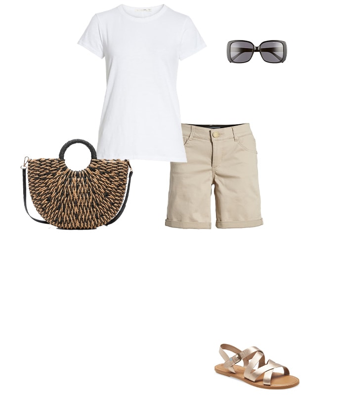 Shirt with shorts and sandals for | 40plusstyle.comsummer 