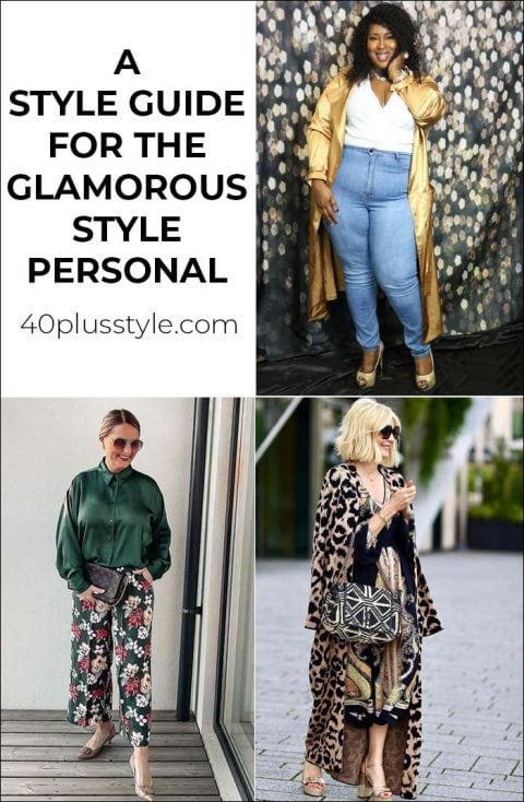 Glamorous style - style guide & capsule wardrobe glamorous personality