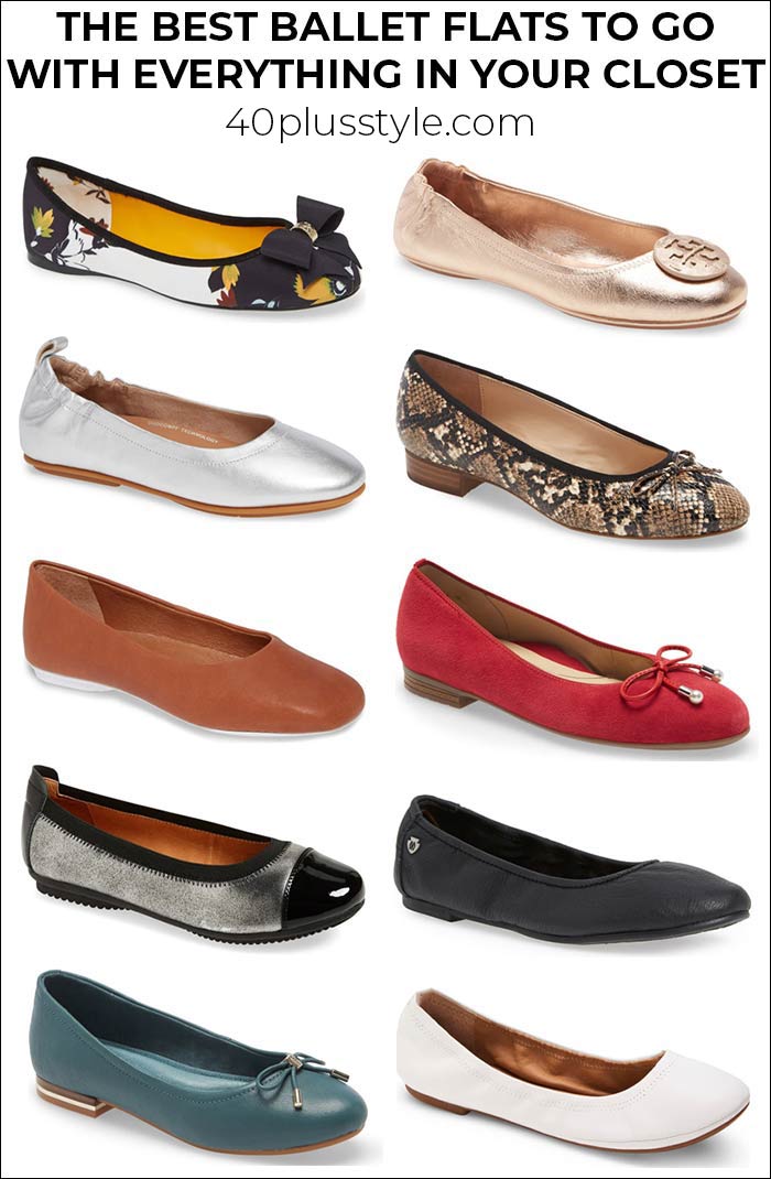 The best ballet flats to go with everything in your closet | 40plusstyle.com