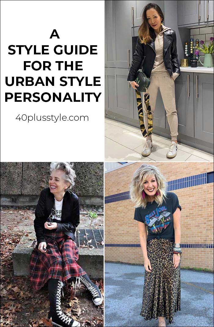 A style guide and capsule wardrobe for the street style personality | 40plusstyle.com