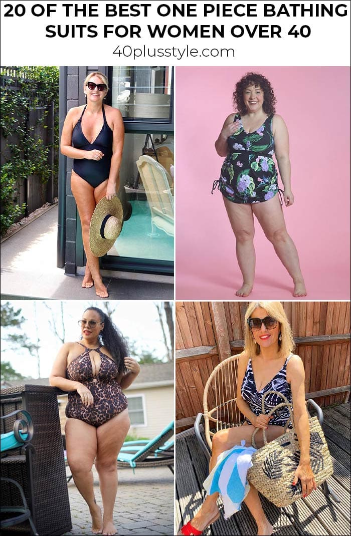 20 Of The Best One-Piece Bathing Suits For Women Over 40 | 40plusstyle.com