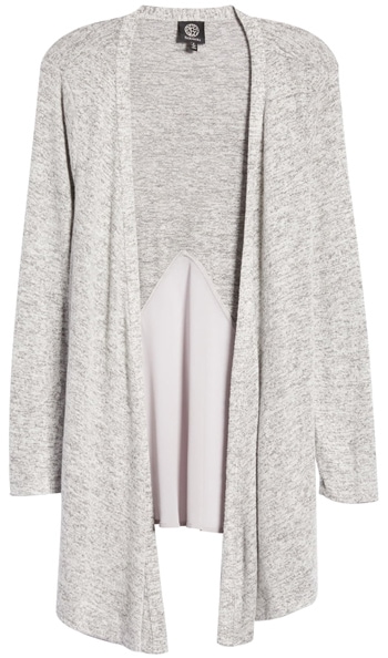 Bobeau drape cardigan | 40plusstyle.com