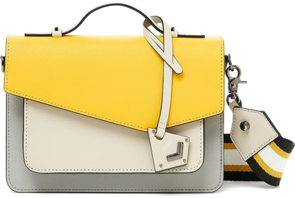 Botkier colorblock leather crossbody bag | 40plusstyle.com