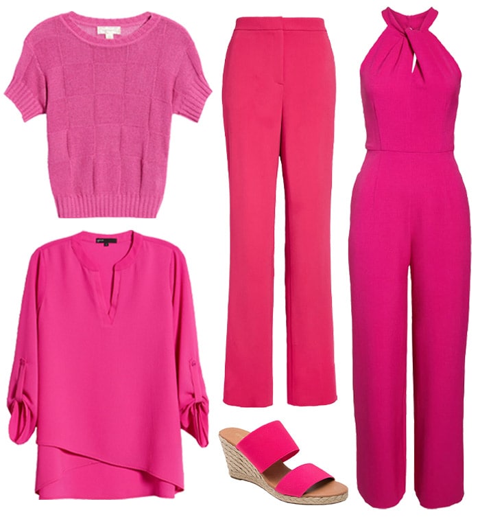 Bold pink pieces | 40plusstyle.com