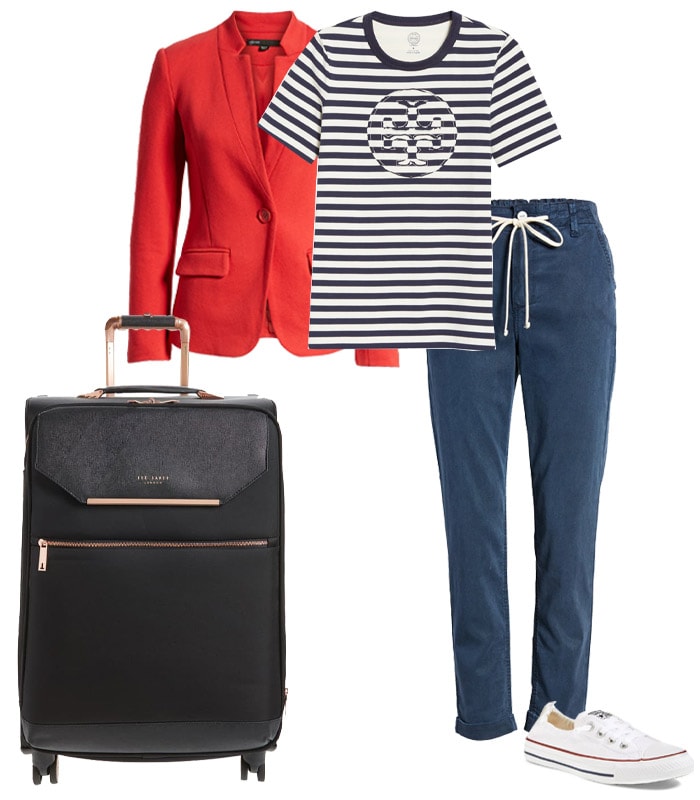 stylish travel outfits for the casual woman | 40plusstyle.com