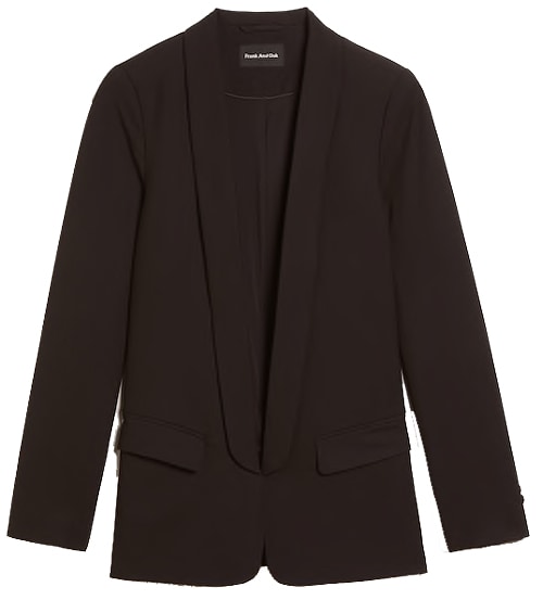 Frank and Oak packable blazer | 40plusstyle.com