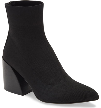 Jeffrey Campbell 'Anteni' knit bootie | 40plusstyle.com