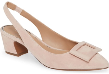 Linea Pablo 'Baize' buckle pump | 40plusstyle.com