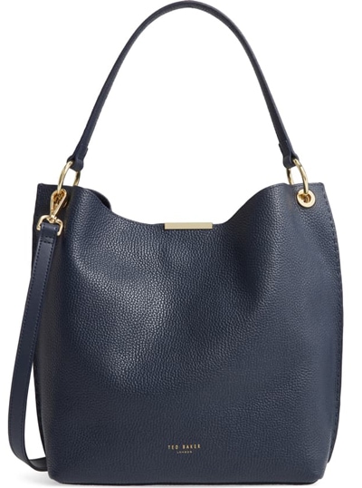 Ted Baker London leather hobo bag | 40plusstyle.com