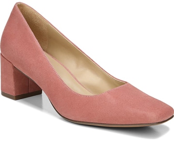 Naturalizer square toe pump | 40plusstyle.com