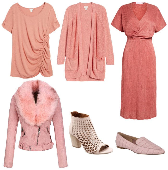 A Collection Of Accessories And Clothing In A Trendy Pink Color