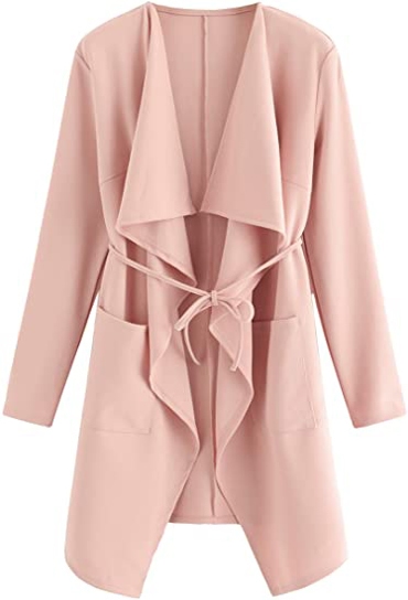 Romwe waterfall coat | 40plusstyle.com