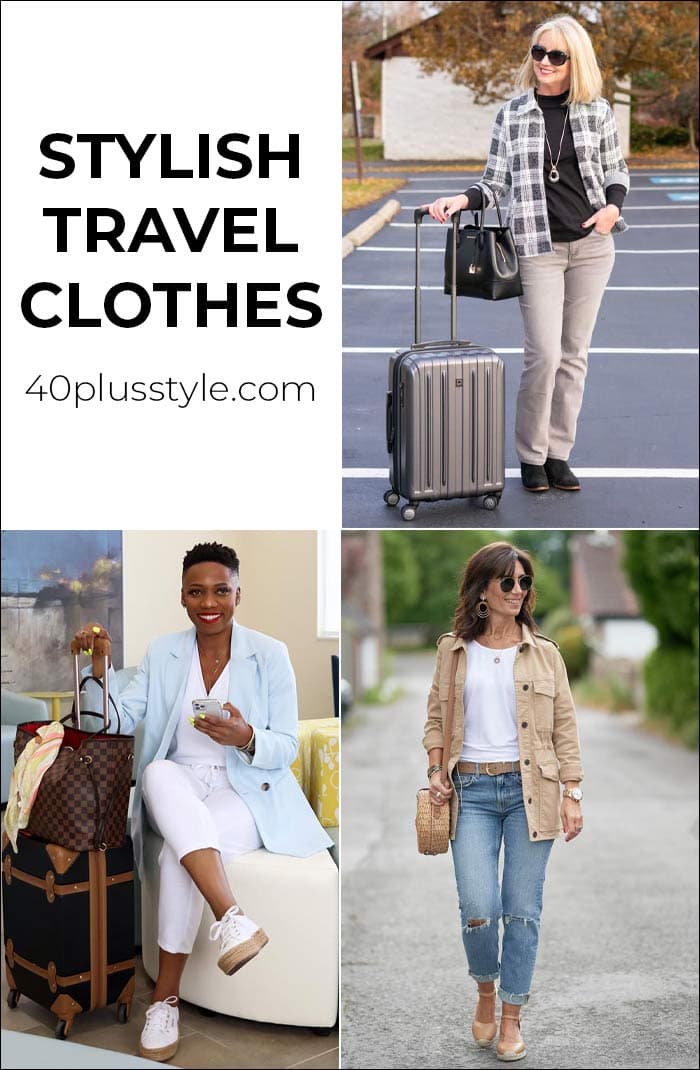 Stylish travel clothes for women | 40plusstyle.com