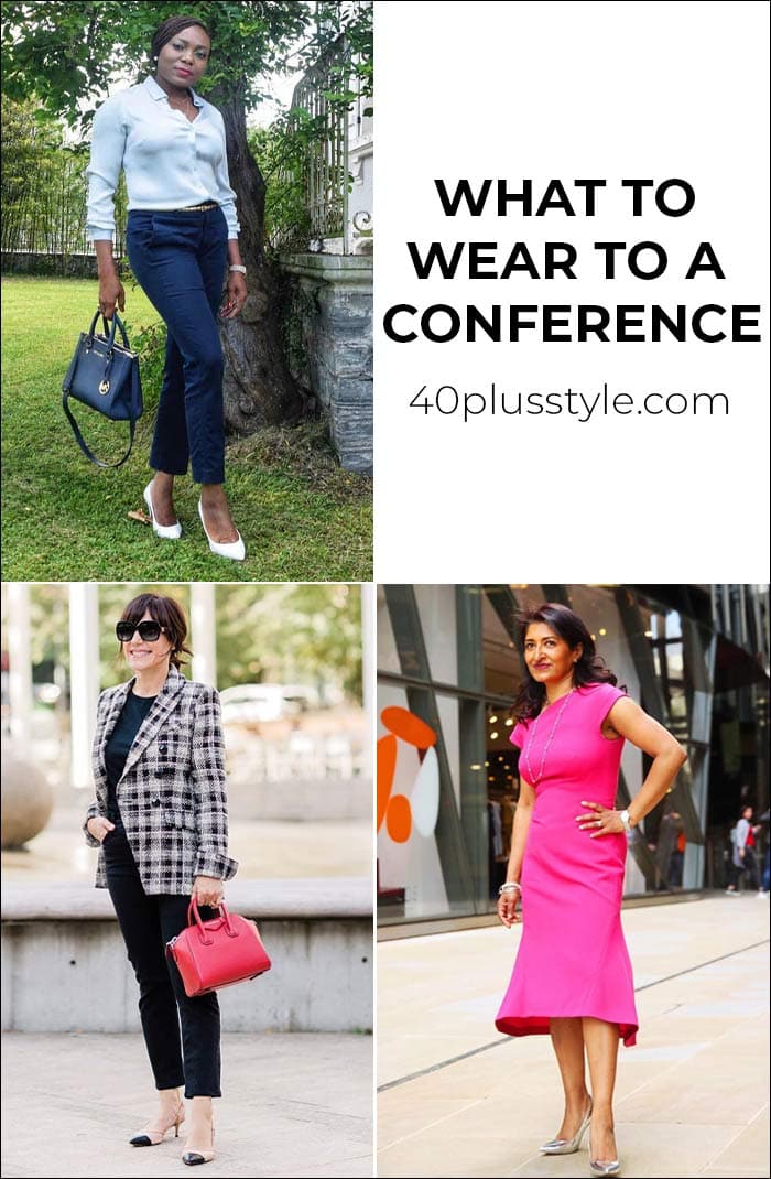 What to wear to a conference or presentation to be stylish and professional