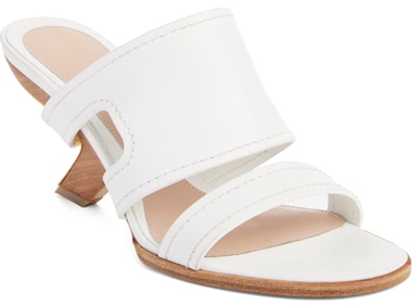 Alexander McQueen slide sandal | 40plusstyle.com