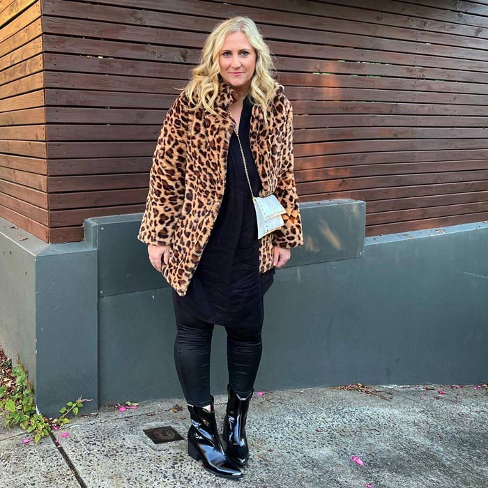 Best winter boots for women - Andrew wears patent chelsea boots | 40plusstyle.com