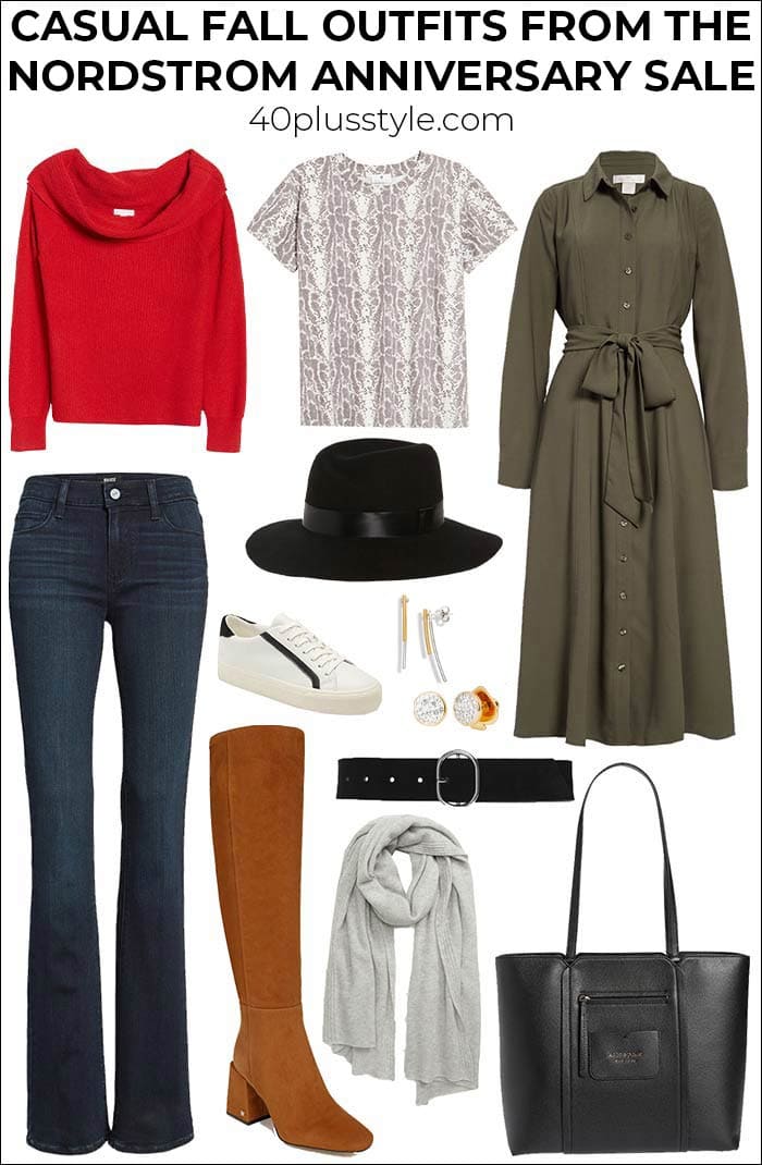 Casual fall outfits from the Nordstrom Anniversary Sale: Fall essentials you'll want to wear every day | 40plusstyle.com