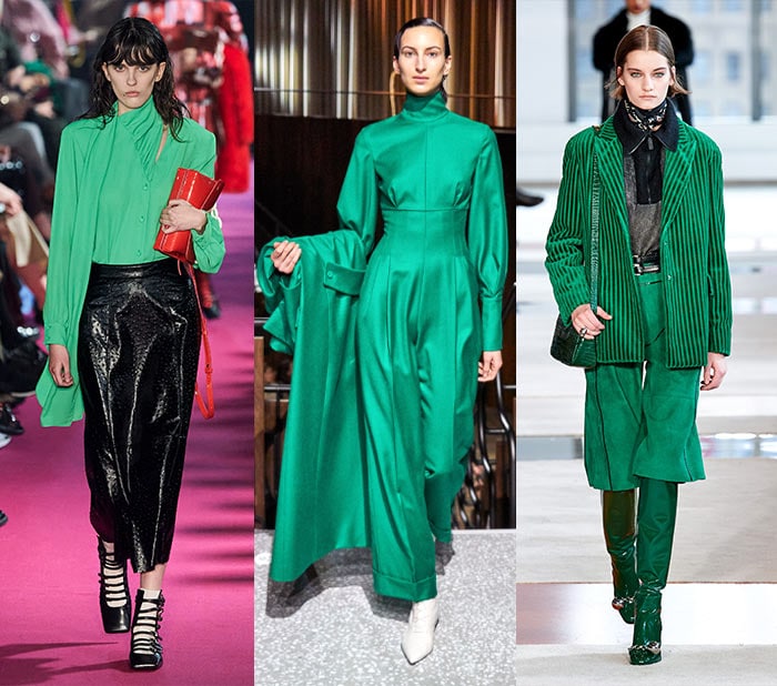 Fall clothing colors - emerald green for fall 2020 | 40plusstyle.com