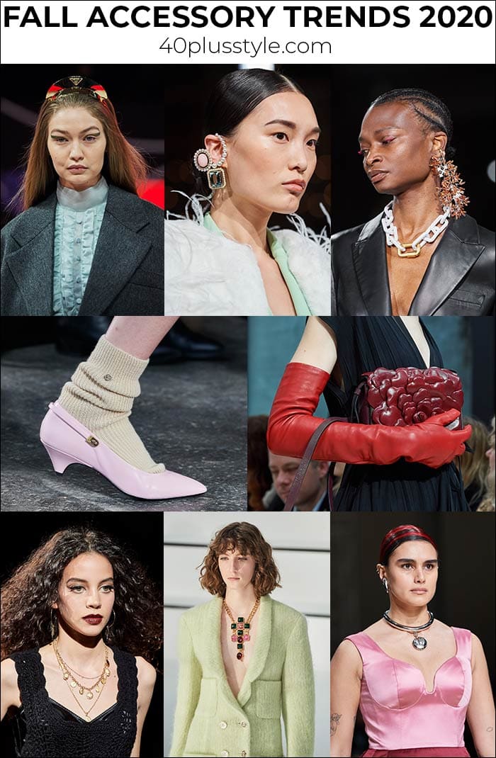 Accessory trends 2020: The latest jewelry, belt, scarf and gloves styles for fall | 40plusstyle.com