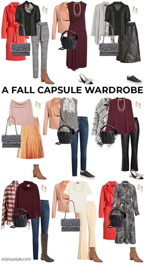 Fall capsule wardrobe with all the best trends for Fall 2020 - 40+ Style