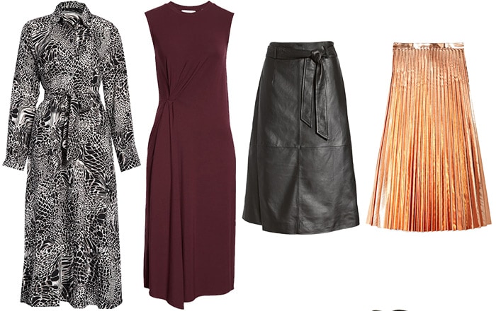 Skirts and dresses for a fall capsule wardrobe | 40plusstyle.com