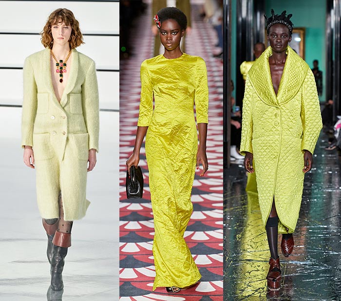 green-yellow is one of the key fall 2020 color trends | 40plusstyle.com