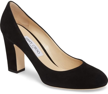 Jimmy Choo 'Billie' suede pump | 40plusstyle.com