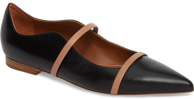 Malone Souliers pointy toe flat | 40plusstyle.com