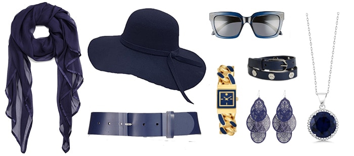 navy accessories | 40plusstyle.com