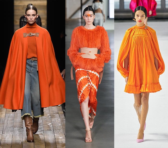 Fall clothing colors - wearing orange for fall | 40plusstyle.com