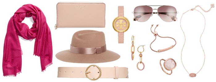 How to wear pink - pink accessories | 40plusstyle.com