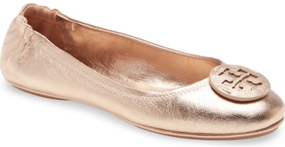 Tory Burch 'Minnie' travel ballet flat | 40plusstyle.com