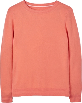 Boden cashmere crewneck sweater | 40plusstyle.com