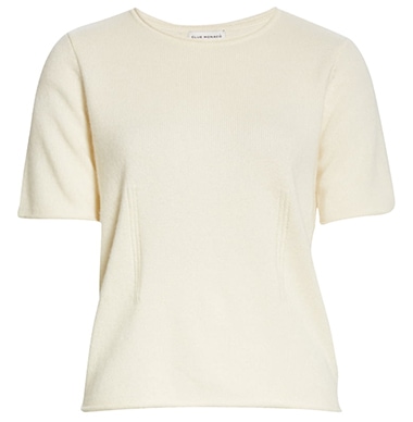 Club Monaco cashmere sweater | 40plusstyle.com