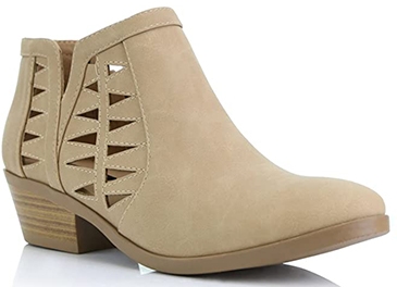 DailyShoes western cowboy bootie | 40plusstyle.com