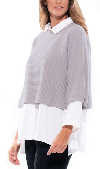 Stella Carakasi cropped sweater | 40plusstyle.com