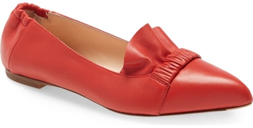 AGL ruffle ballet flat | 40plusstyle.com