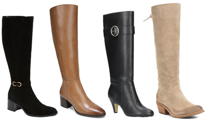 Knee high boots to wear with pants | 40plusstyle.com