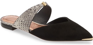 Party flats - Ted Baker London 'Lorana' mule | 40plusstyle.com