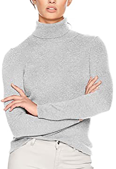 turtleneck cashmere sweater | 40plusstyle.com