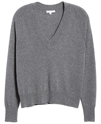 stylish v-neck sweaters | 40plusstyle.com