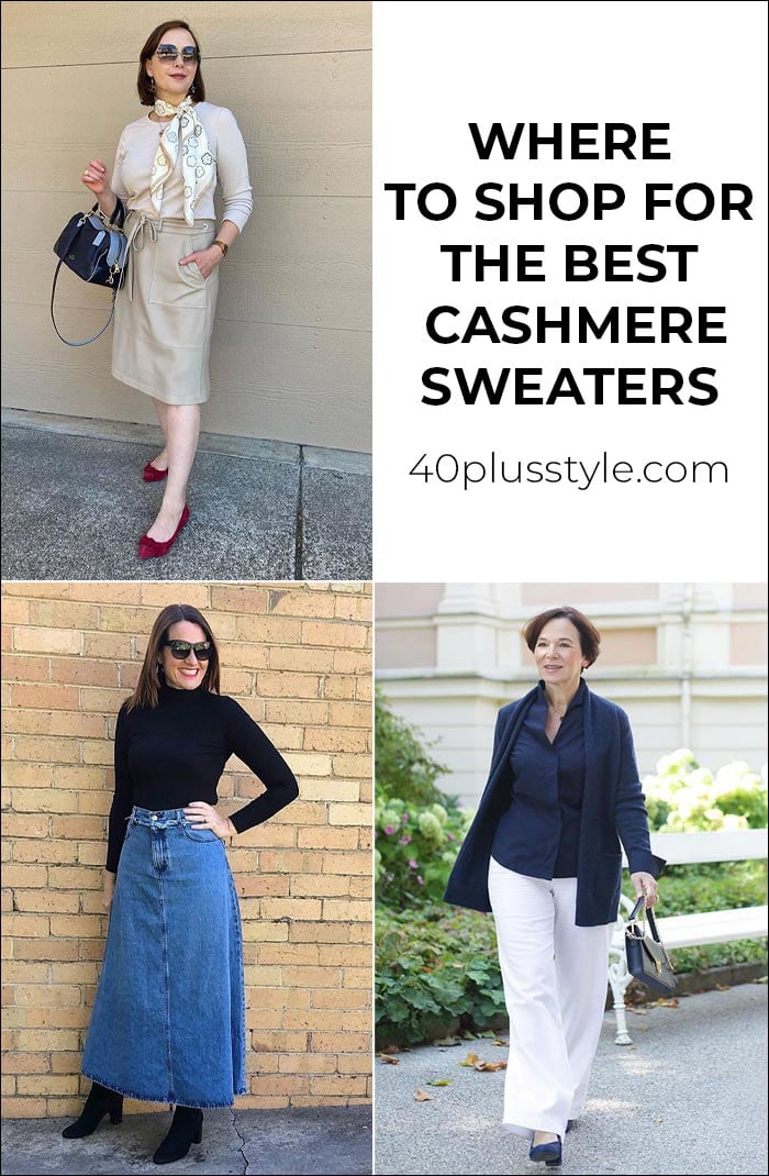 Where to shop for the best cashmere sweaters this fall | 40plusstyle.com